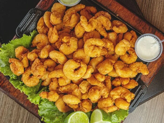 Camarão à Milanesa