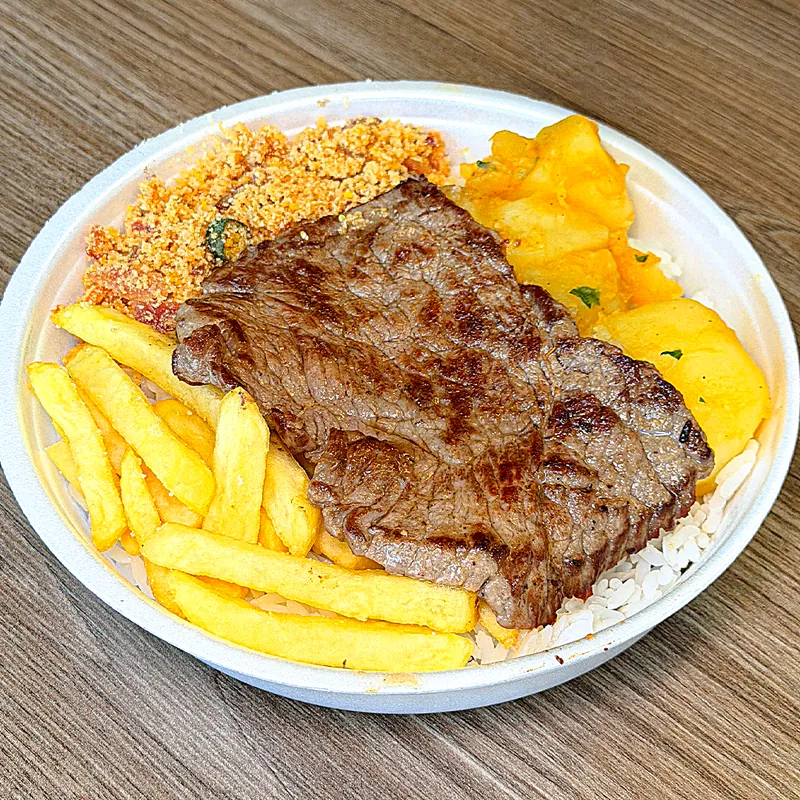 Marmitex Bife